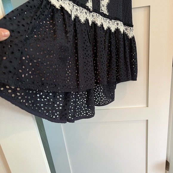 Nha Khanh Navy Bell Dress size 6 - Picture 5 of 7